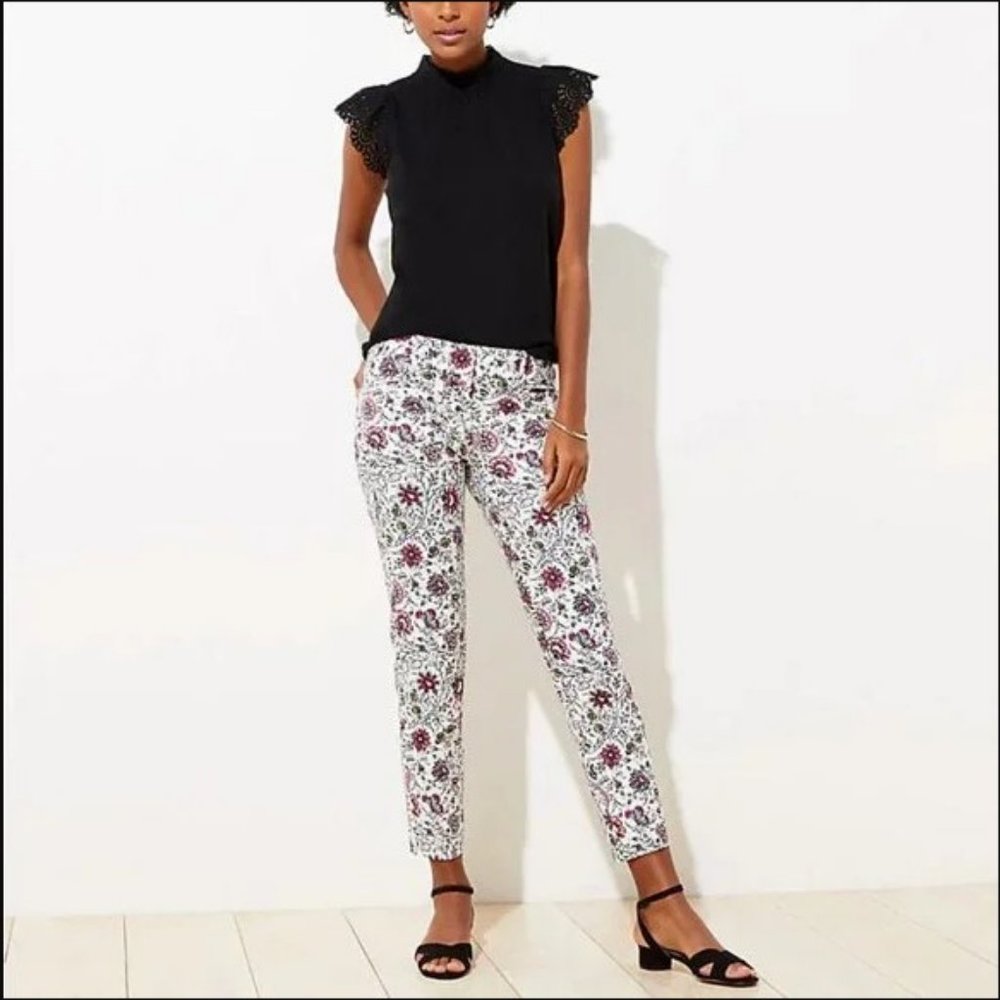 LOFT Riviera Crop Pants
